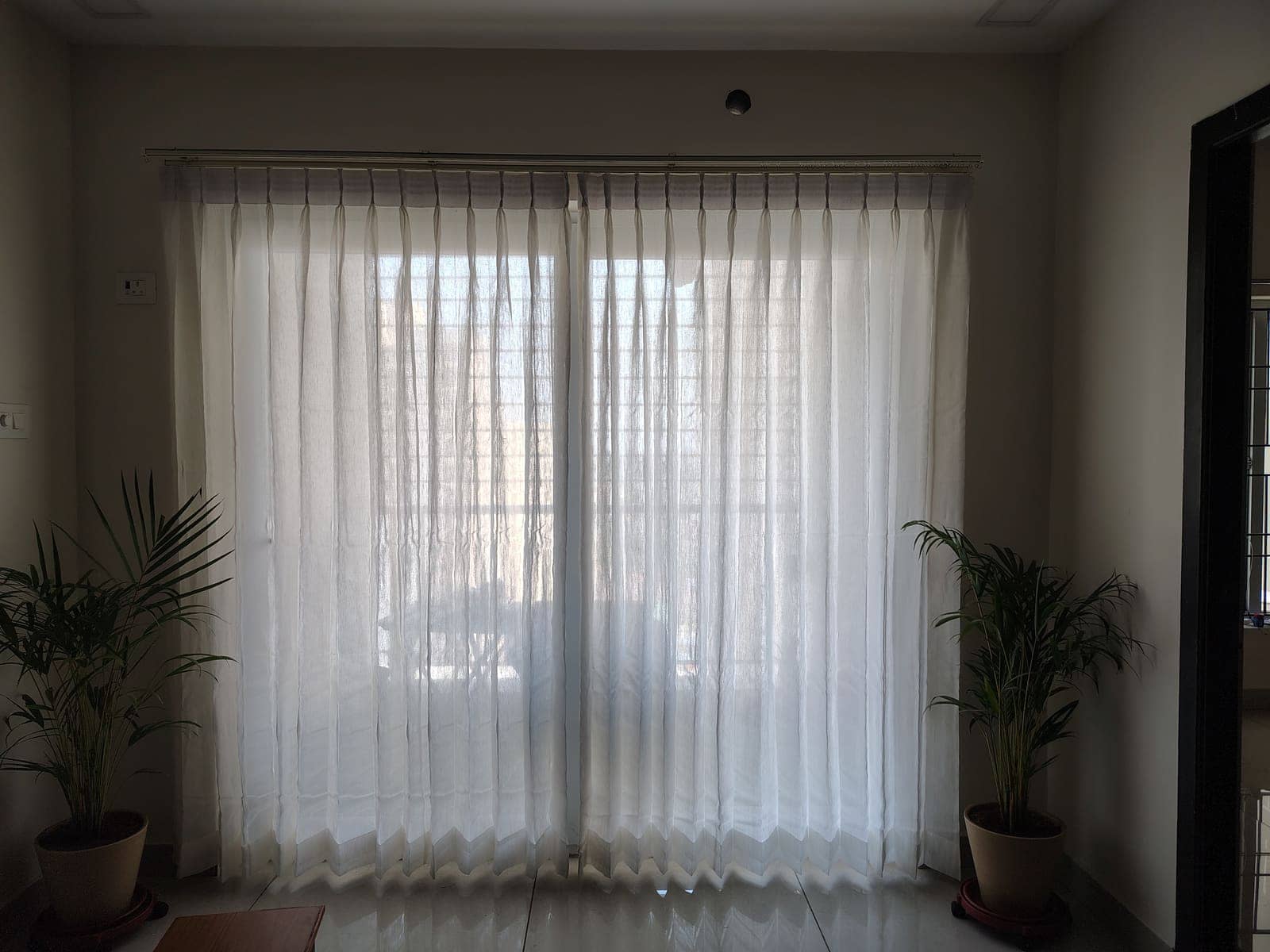 Custom window curtains for luxury apartment interiors in Chennai
